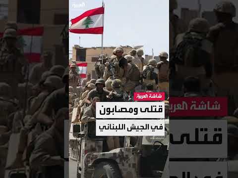 انفجار يستهدف وحدة هندسة تابعة للجيش اللبناني وسقوط قتلى وجرحى