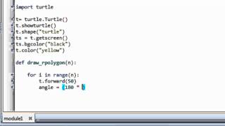 Python Programming: Generalizing Procedures