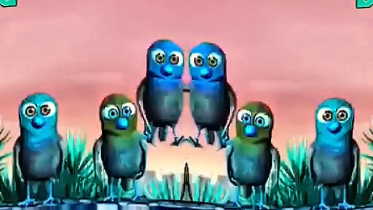 THE PARROT DANCING CHICKEN DANCE🦜🦜🦜NURSERY RHYMES /WITH KLASKU CSUPO EFFECTS