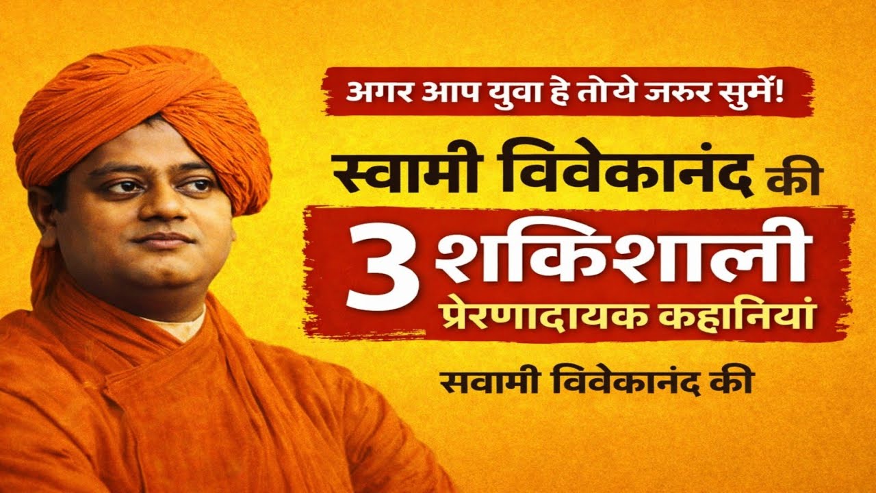 स्वामी विवेकानंद की 3 प्रेरणादायक कहानियाँ | हर युवा को जरूर सुननी चाहिए 