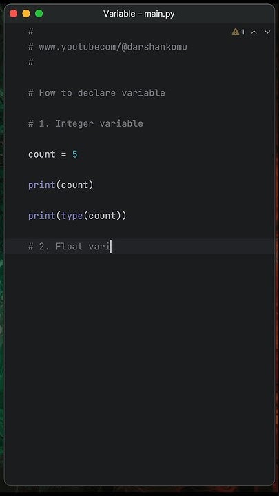 How to declare variables in #python #coding #programming - YouTube