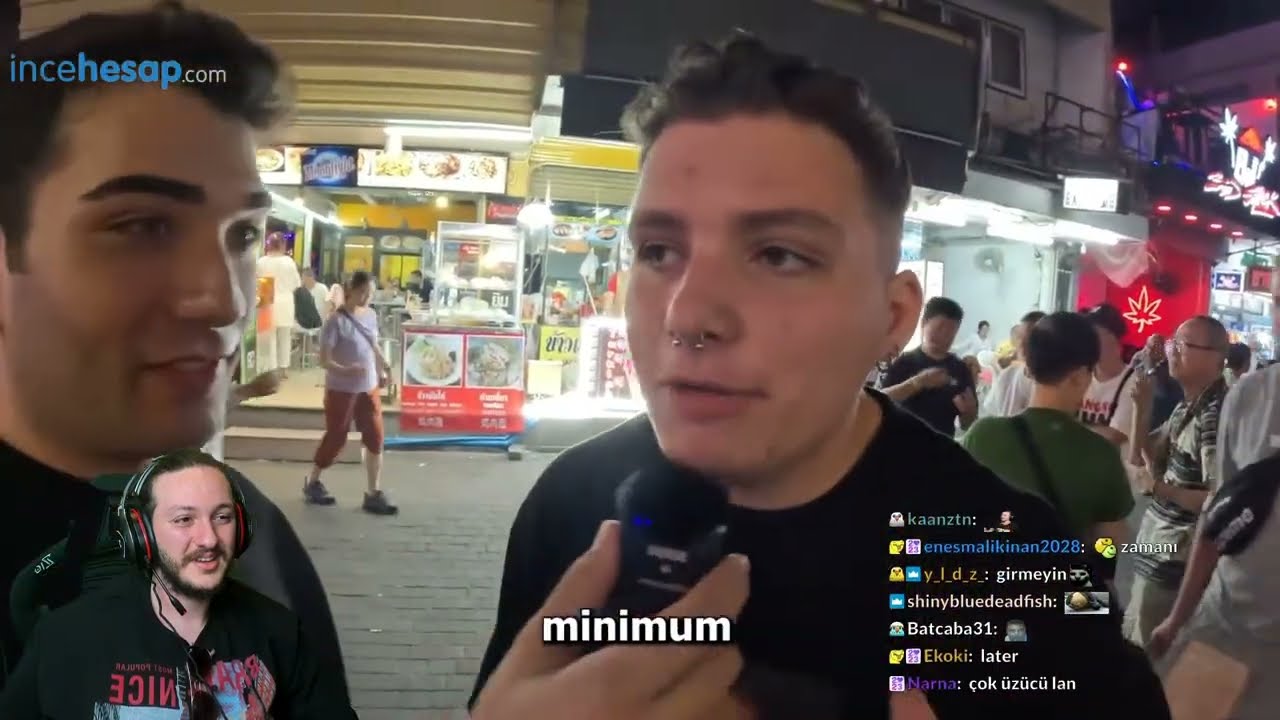 Toqtir Muratabigf TAYLAND GECE HAYATI! videosu izliyor 1/3