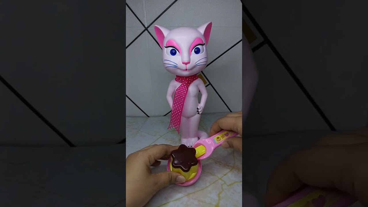 satisfying with unboxing and review cute talking Angela