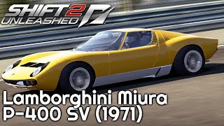 Lamborghini Miura P-400 SV (1971) - Dubai Autodrome GP [NFS/Need for Speed: Shift 2 | Gameplay]