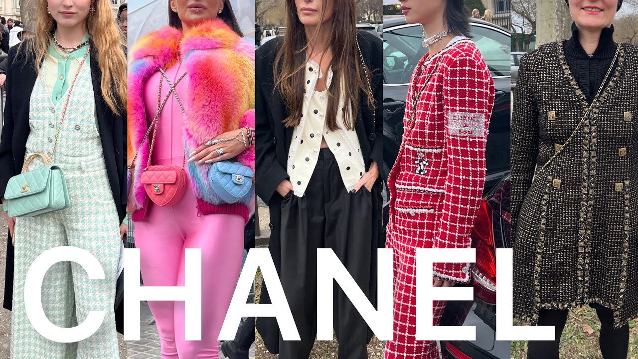 CHANEL Paris fashion week,2023/What are people wearing in Paris