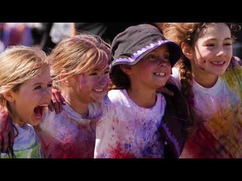 School Fun Run Colour Day