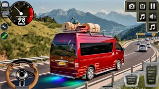 Mini Coach Van Driving Simulator | Real City Passenger Transport Gameplay Android screenshot 1