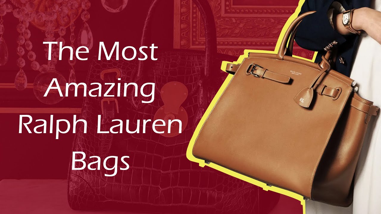 What makes Ralph Laurens Ricky bag a very expensive fashion item