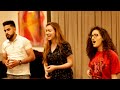 Singing with Israeli and Palestinian artists