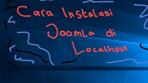 cara instalasi joomla di localhost