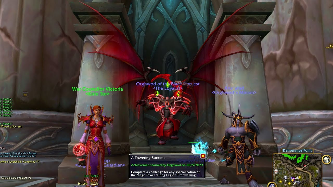 Aernath's Demonology Warlock Mage Tower Sigryn KILL (10.1)