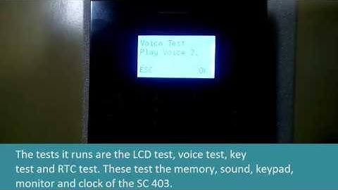 How to do autotest in sc403
