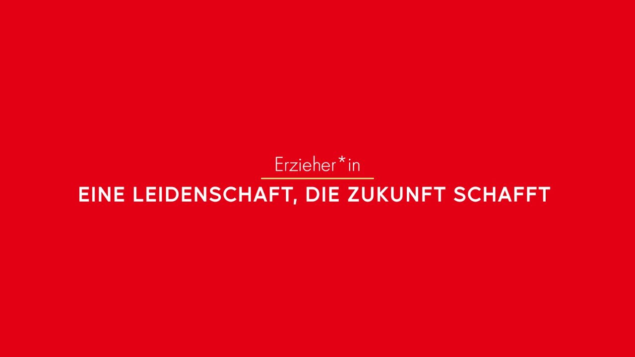 Erzieher*in - eine Leidenschaft, die Zukunft schafft