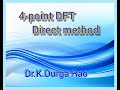 🔷️ Computation of 4-point DFT using direct method or formula method