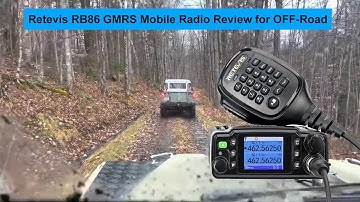 Review of Retevis RB86 20W IP67 Waterproof GMRS Mobile Radio for Off Road