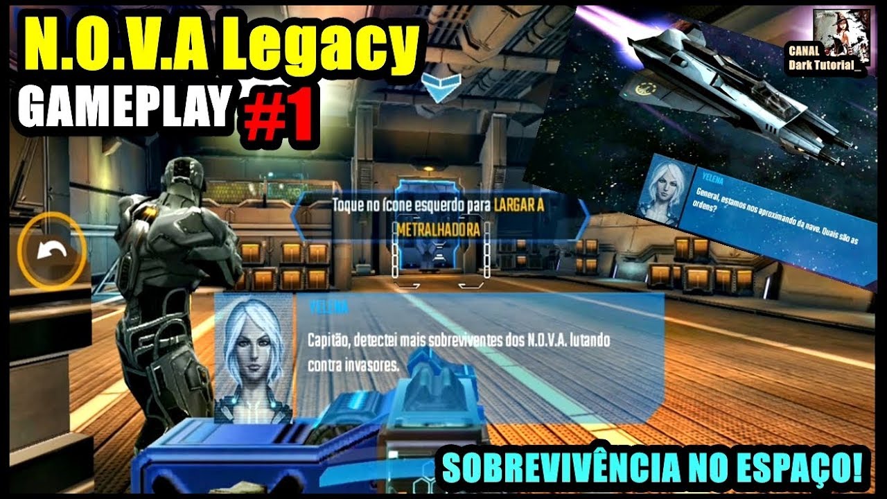 N.O.V.A Legacy GAMEPLAY #1 👁 SOBREVIVÊNCIA NO ESPAÇO! - YouTube