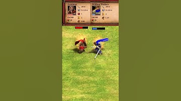Leonidas vs William Wallace (AoE2) #Shorts
