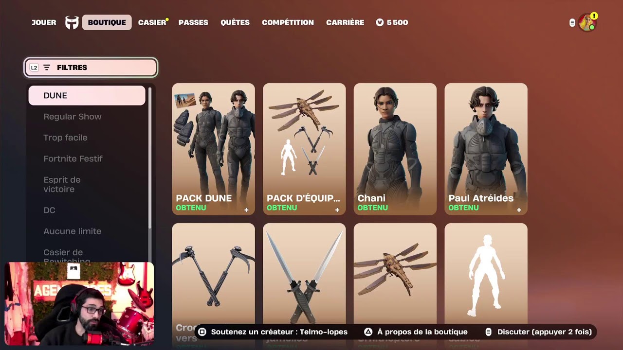 🔴 Boutique FORTNITE du 3 février, item shop february 3