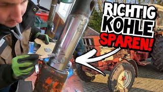 Hydraulikzylinder retten SUPER GÜNSTIG! | Hubmast reparieren | IHC 644 | Mr. Moto
