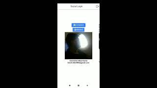 Social Login App demo in ionic