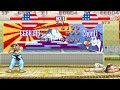 Sf2hf eg6k1n6 us vs chonli us street fighter ii hyper fighting fightcade mar 2