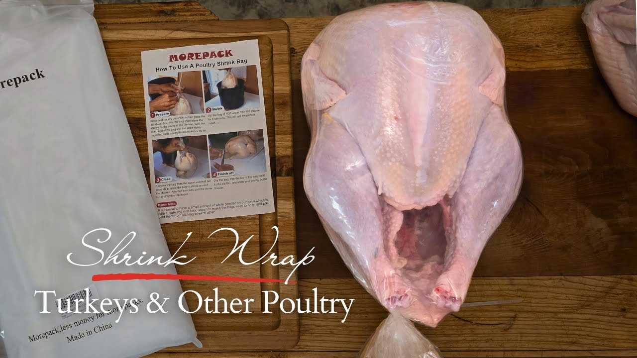 BEST Shrink Bags for Poultry: Wrapping & Storing Our Turkeys (7-20lbs!)