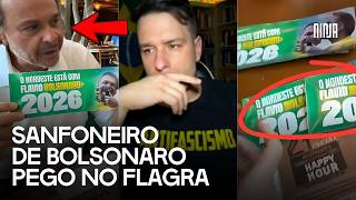 🚨Flagra no Carnaval!🚨Aliado de Jair Bolsonaro é pego fazendo campanha pró-Flávio e se dá mal🚨
