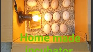 How to make incubator at home