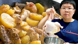 How Chinese Chef Cooks Chicken and Potato Stew (Cantonese Style)
