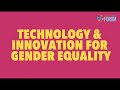 Technologie et Innovation au service de l&#39;égalité femmes-hommes