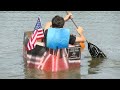 ESA holds annual cardboard boat launch at Spanish Lake
