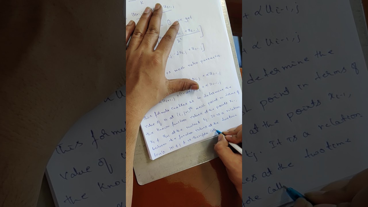 Solution of parabolic partial differential equations 1