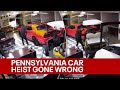 Car crashes through Pennsylvania business during attempted theft of Dodge Hellcat