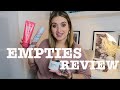 Empties & Review- Products I've Used Up | A Little Obsessed