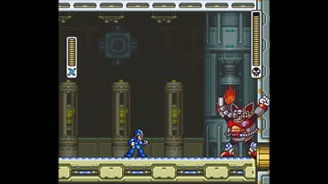Mega Man X - Flame Mammoth (No Damage / Buster Only)