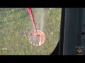Пожарный вертолет МЧС  тушит горящий лес в Сибири