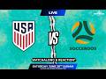 World Cup Group Match - USA vs Australia - ⚽ Live Football Watchalong (No Footage)