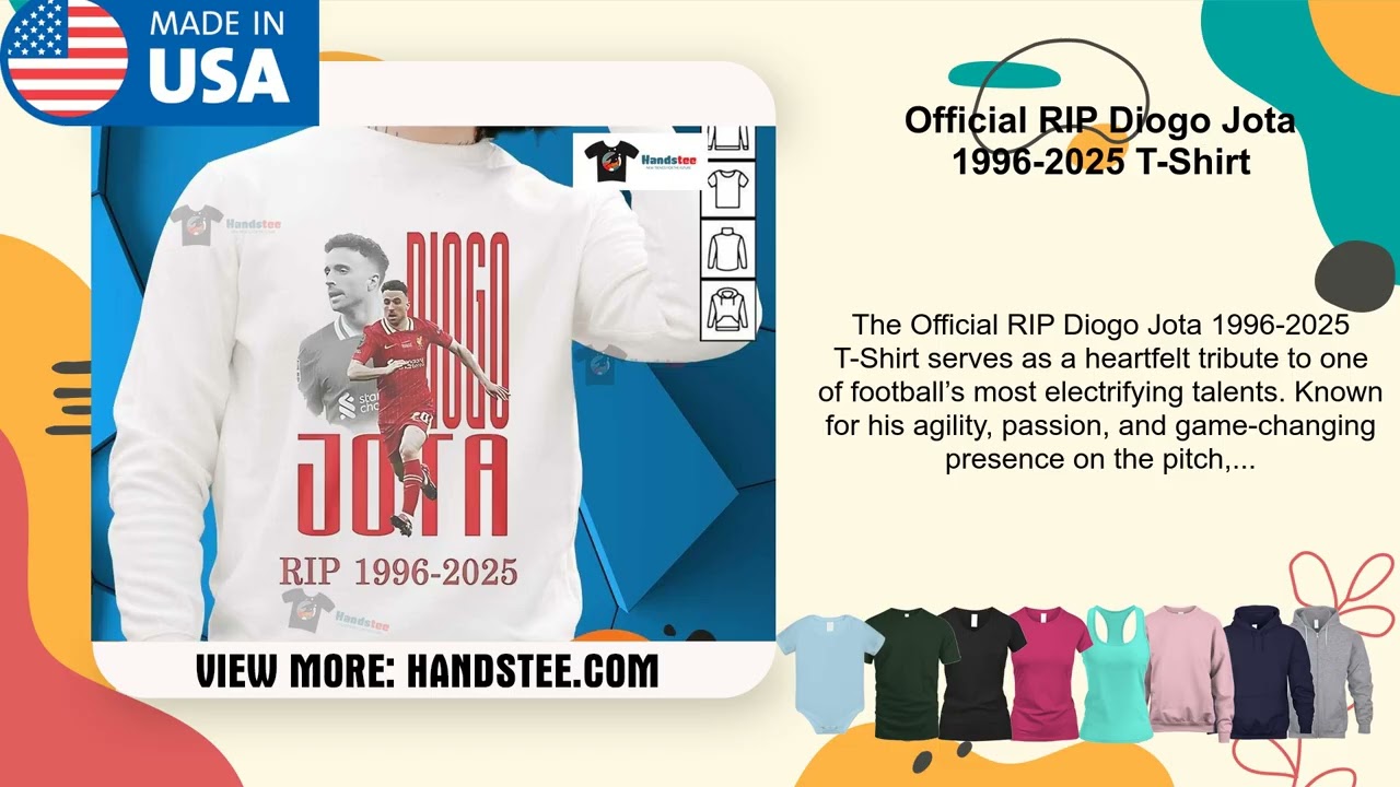 Official RIP Diogo Jota 1996-2025 T-Shirt