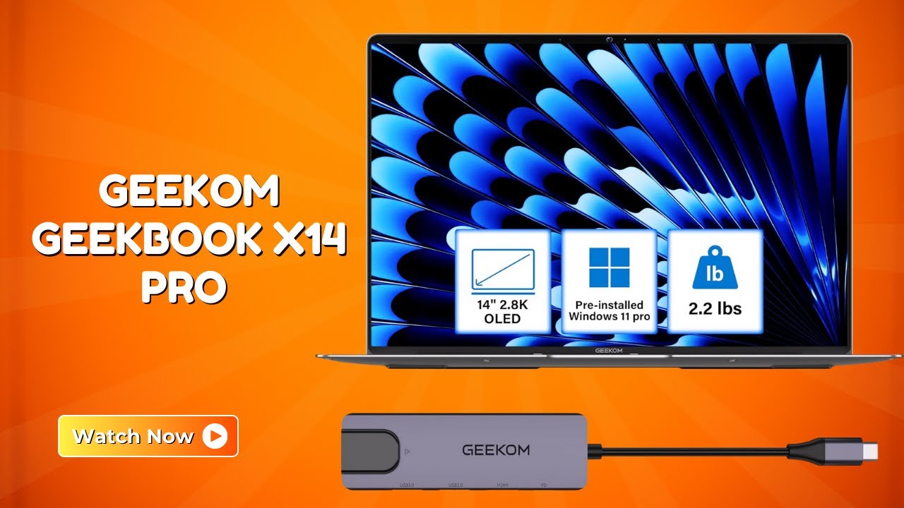 Compact Design, Maximum Efficiency – GEEKOM GeekBook X14 Pro Laptop – REVIEW