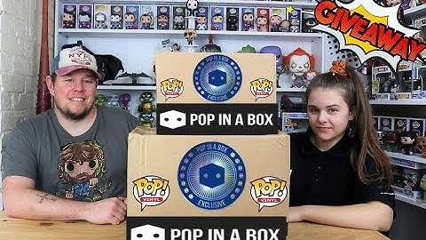 TRIPLE VALUE !! POP IN A BOX Subscription + GIVEAWAY - October 2019 - Funko Pop Unboxing - UK - PIAB
