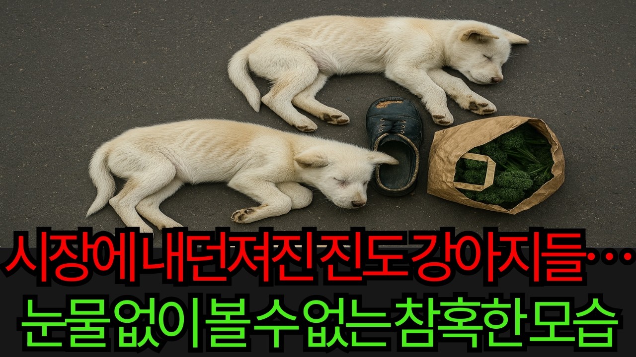 시장에 내던져진 진도 강아지들… 눈물 없이 볼 수 없는 참혹한 모습 | 감동사연 | 오디오북