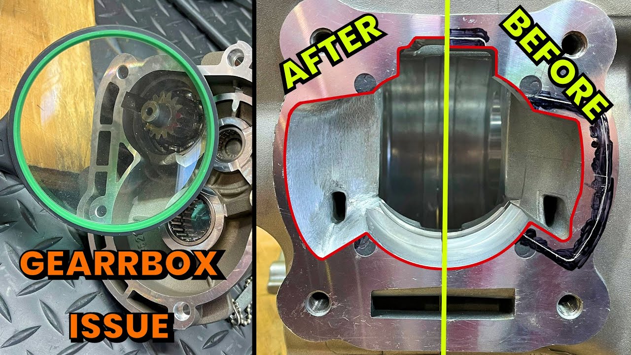 Stage6 R/T 100cc : Part 2 : Case Porting, Crank Install And Gearbox Assembly : FL100 RC-One Build!