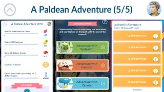A Paldean Adventure Lechonks Adventure Special Task In Pokemon Go.