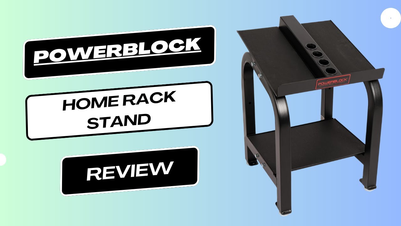 PowerBlock Home Rack Stand Review | Durable, Compact, and Strong - YouTube