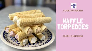 How to Make Waffle Torpedoes - An Iconic Polish Street Food Treat (Rurki z kremem) by Cooking Polish 3,584 views 4 years ago 5 minutes, 35 seconds