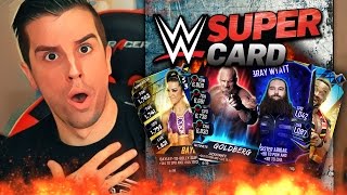 WWE SuperCard - MY SUPERCARD DEBUT & INSANE PACK OPENING!!