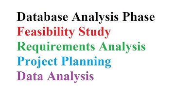 Database Analysis Phase Urdu | Hindi