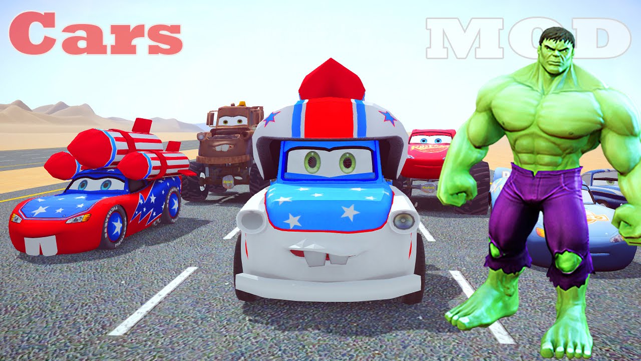 ROCKET MATER, MCQUEEN / GTA IV Cars Mods