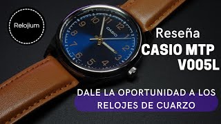 Un reloj con gran calidad-precio /Reseña de Reloj Casio MTP-V005L by Relojium 11,448 views 2 years ago 7 minutes, 9 seconds