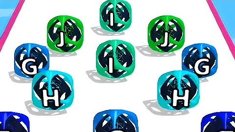 AZRun 2048 ABC Runner New update Gameplay Level 136